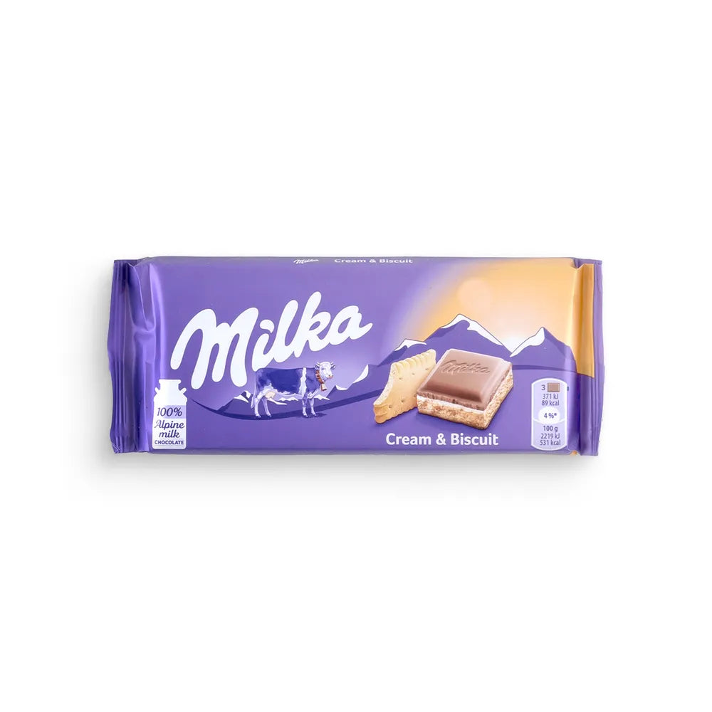 Milka Cream&Biscuit 100G