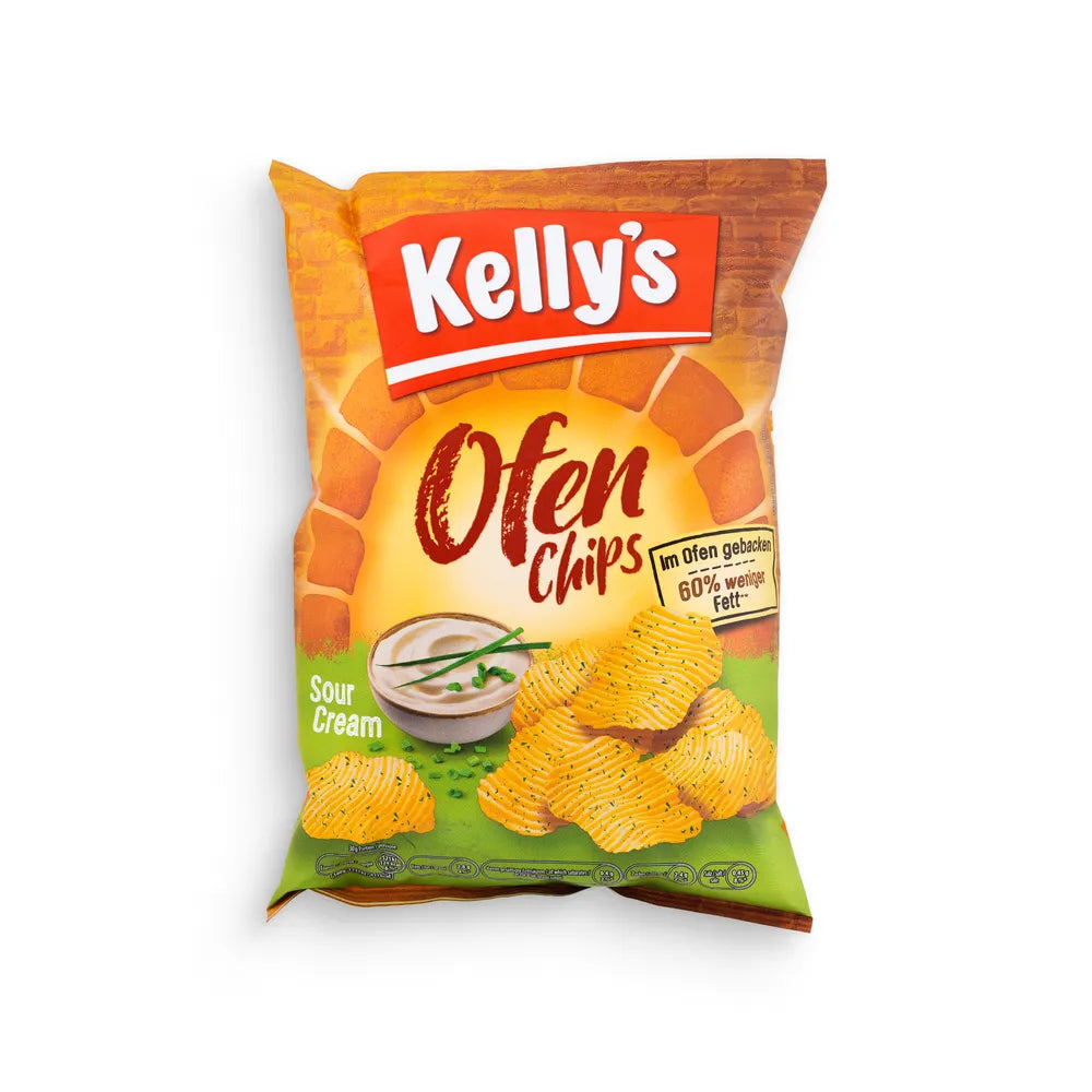 Kelly’S Oven Chips Sour Cream 125G