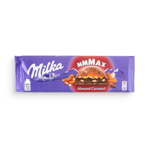 Milka 190G Chop Caramel Almonds